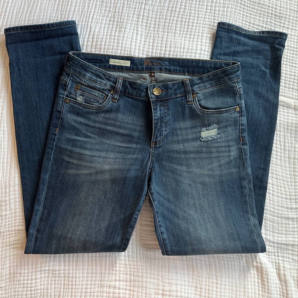 Kut From the Kloth Catherine Boyfriend Jeans Size 10